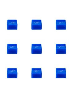 iPLEX Design Set 21 Scatoline Violet C/lettere Blu - 7x4,5x7 cm