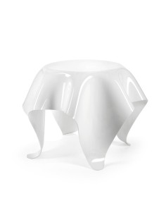 iPLEX Design - Drappeggi tavolo tondo basso bianco L..45 - 60x45x60 cm 2