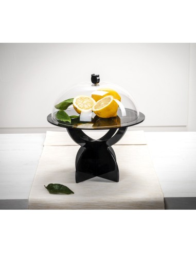 iPLEX Design - Serving Alzata Big Nero in plexiglass - 35x41x35 cm