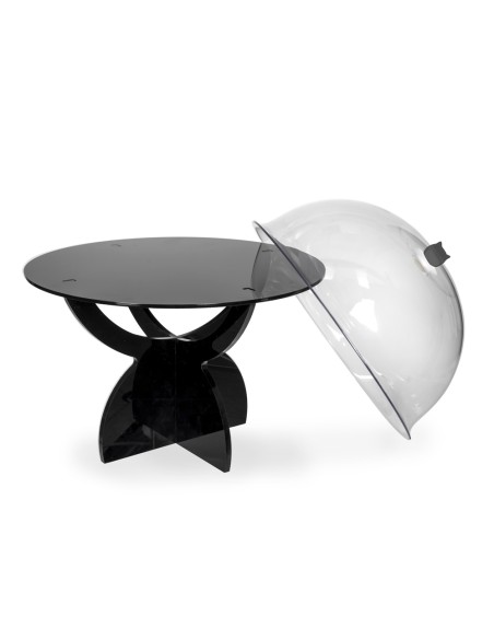iPLEX Design - Serving Alzata Big Nero in plexiglass - 35x41x35 cm