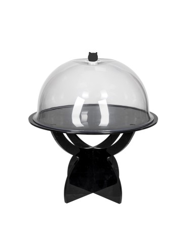 iPLEX Design - Serving Alzata Big Nero in plexiglass - 35x41x35 cm