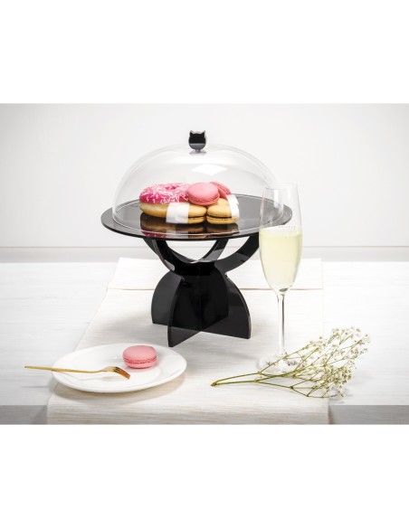 iPLEX Design - Serving Alzata Big Nero in plexiglass - 35x41x35 cm