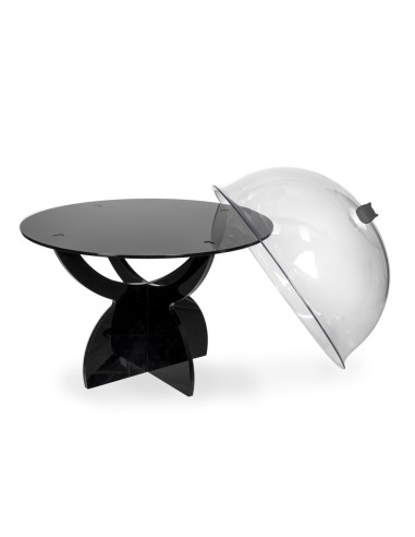 iPLEX Design - Serving Alzata Big Nero in plexiglass - 35x41x35 cm