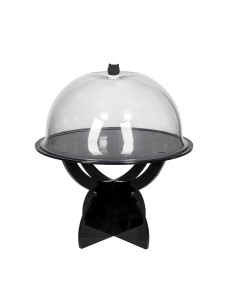 iPLEX Design - Serving Alzata Big Nero in plexiglass - 35x41x35 cm