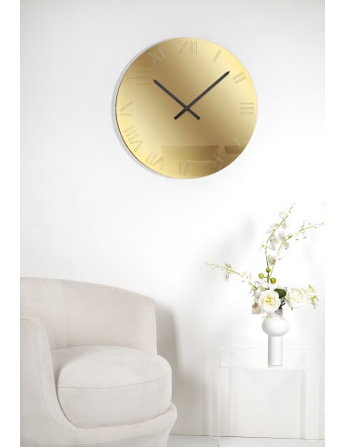 iPLEX Design - Kairos gold Orologio da parete ø61 x 3 - 61x61x3 cm