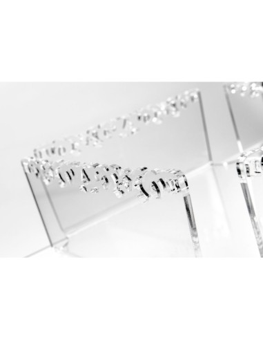 iPLEX Design - Galatea poratovaglioli orizzontale Trasparente L.22x22xH.7,5 - 22x7,5x22 cm