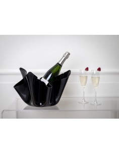 iPLEX Design - Drappeggi vaso nero L..29 - 45x29x45 cm 2