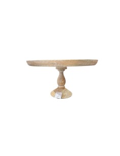 Fiori di Lena - Alzata in legno diam. cm 35 x 20 h