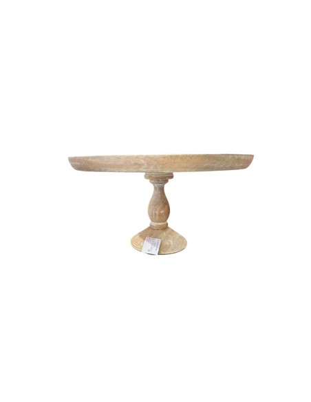 Fiori di Lena - Alzata in legno diam. cm 35 x 20 h