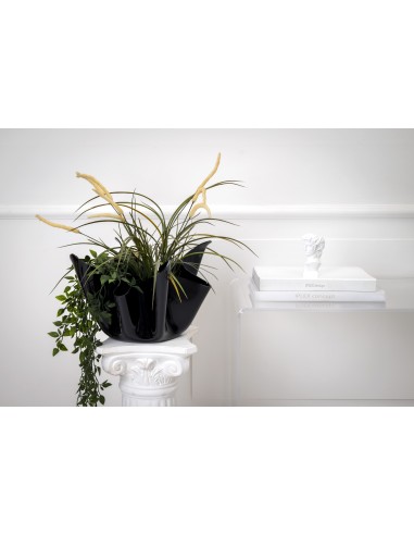 iPLEX Design - Drappeggi vaso nero L..29 - 45x29x45 cm