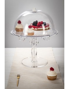 iPLEX Design - Bon ton alzata Trasparente ø35 h42 - 35x42x35 cm 2