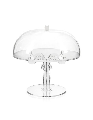 iPLEX Design - Bon ton alzata Trasparente ø35 h42 - 35x42x35 cm