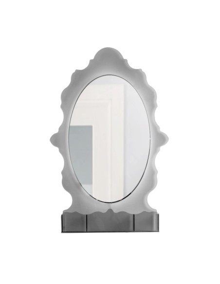 iPLEX Design - Lady B Specchio Fume' in plexiglass - grigio fumè - 65x100x18 cm