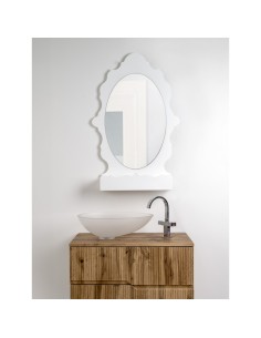 iPLEX Design - Lady B Specchio Bianco in plexiglass - 65x100x18 cm 2