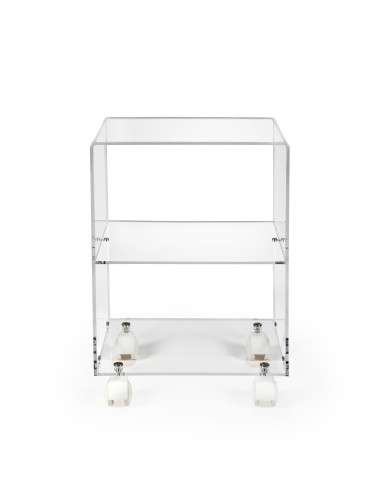 iPLEX Design - ""OBVIOUS"" Carrello Trasparente - 39,5x51x30 cm