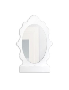 iPLEX Design - Lady B Specchio Bianco in plexiglass - 65x100x18 cm