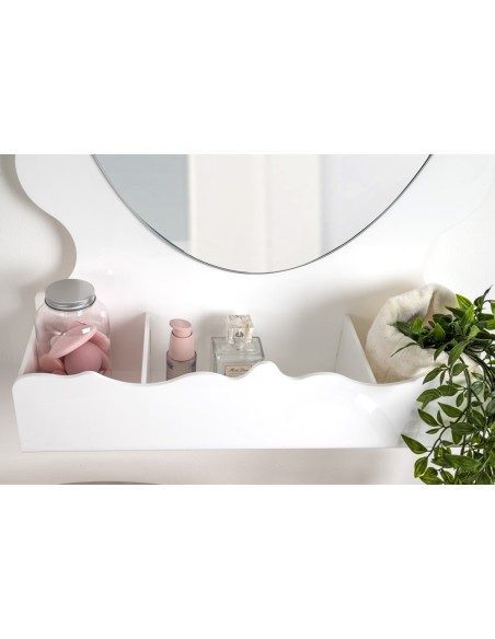 iPLEX Design - Lady B Specchio Bianco in plexiglass - 65x100x18 cm