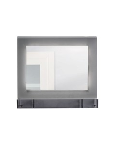 iPLEX Design - Lady T Specchio Fume' Orizzontale in plexiglass - grigio fumè - 100x68x18 cm