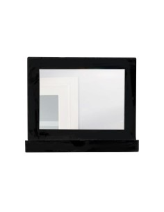iPLEX Design - Lady T Specchio Nero Orizzontale in plexiglass - 100x68x18 cm
