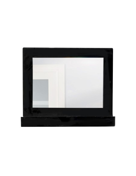 iPLEX Design - Lady T Specchio Nero Orizzontale in plexiglass - 100x68x18 cm