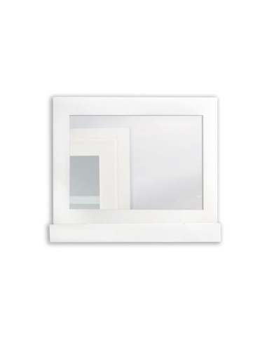 iPLEX Design - Lady T Specchio Bianco Orizzontale in plexiglass - 100x68x18 cm
