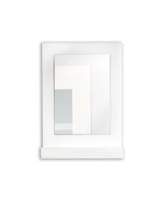 iPLEX Design - Lady T Specchio Bianco Verticale in plexiglass - 68x100x18 cm