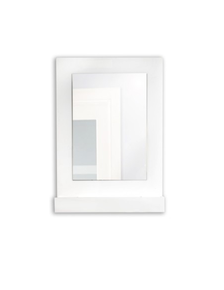 iPLEX Design - Lady T Specchio Bianco Verticale in plexiglass - 68x100x18 cm