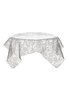 iPLEX Design - Drappeggi Centrotavola Grande Pizzo in plexiglass - Trasparente - 50x17,5x50 cm