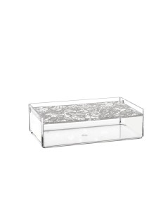 iPLEX Design - Scrigno Pizzo in plexiglass - Trasparente - 19x6x12 cm