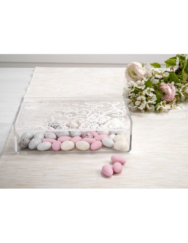 iPLEX Design - Scrigno Pizzo in plexiglass - Trasparente - 19x6x12 cm