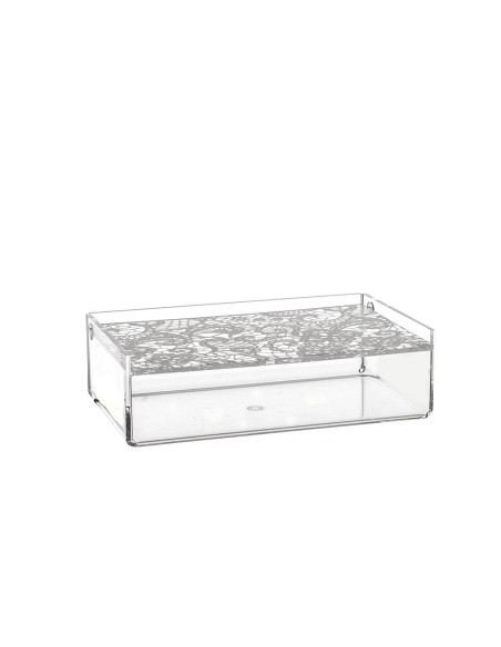 iPLEX Design - Scrigno Pizzo in plexiglass - Trasparente - 19x6x12 cm