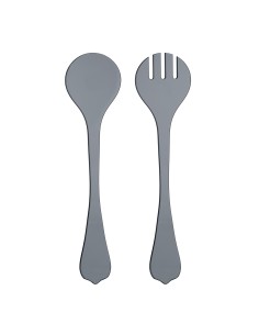 iPLEX Design - Bon Ton Salad Server Fume' in plexiglass - grigio fumè - 7x0,8x30 cm