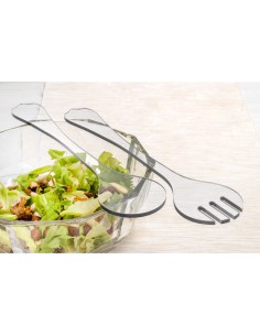 iPLEX Design - Bon Ton Salad Server Trasp in plexiglass - Trasparente - 7x0,8x30 cm 2