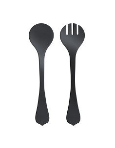 iPLEX Design - Bon Ton Salad Server Nero in plexiglass - 7x0,8x30 cm