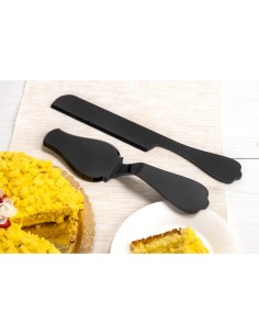 iPLEX Design - Bon Ton Set Torta Nero in plexiglass - 8x5x34 cm 2