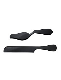iPLEX Design - Bon Ton Set Torta Nero in plexiglass - 8x5x34 cm