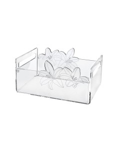 iPLEX Design - Rinascimento Portafrutta Trasp in plexiglass - Trasparente - 29x14,5x21 cm