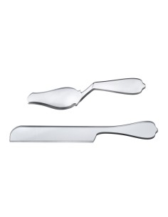 iPLEX Design - Bon Ton Set Torta Trasp in plexiglass - Trasparente - 8x5x34 cm