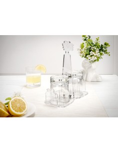 iPLEX Design - Rinascimento Portabicchieri Trasp in plexiglass - Trasparente - 22,5x24x10 cm 2