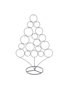 Inges - Ornamento Alberello  in metallo da tavolo 95 cm