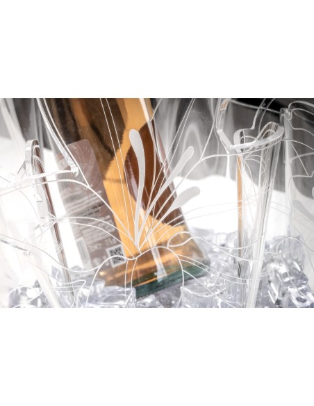 iPLEX Design - Rinascimento Vaso in plexiglass - Trasparente - 40x27x40 cm
