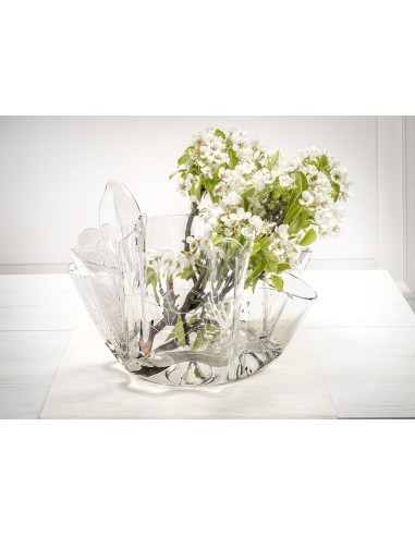 iPLEX Design - Rinascimento Vaso in plexiglass - Trasparente - 40x27x40 cm