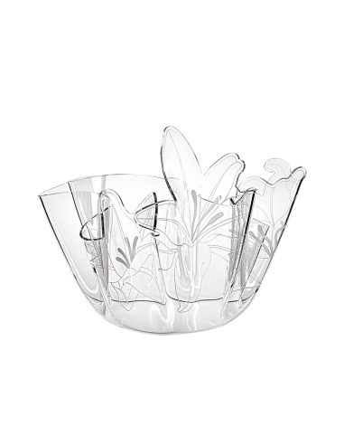 iPLEX Design - Rinascimento Vaso in plexiglass - Trasparente - 40x27x40 cm