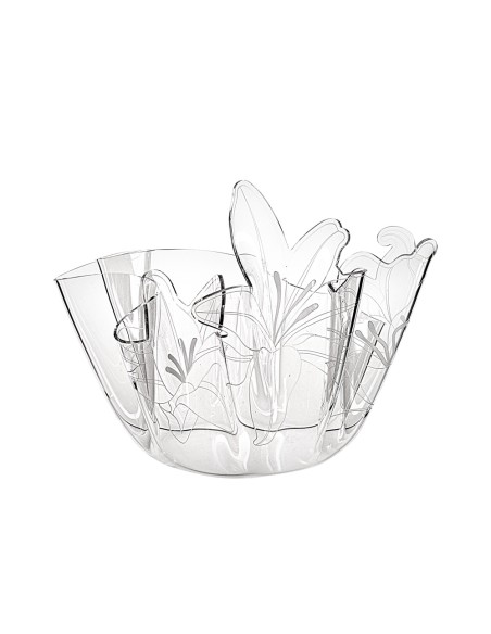 iPLEX Design - Rinascimento Vaso in plexiglass - Trasparente - 40x27x40 cm