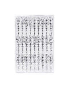 Inges - Girlanda con Ghiaccioli da 7,5  cm color Argento  2,7 m