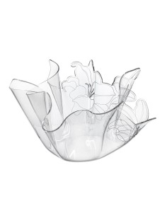 iPLEX Design - Rinascimento Vaso in plexiglass - Trasparente - 40x27x40 cm