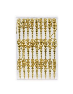 Inges - Girlanda con Ghiaccioli da 7,5  cm color Oro  2,7 m