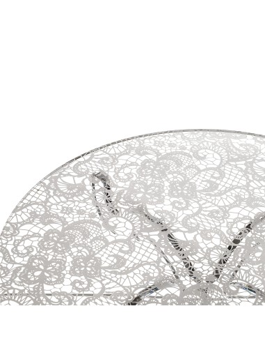iPLEX Design - Bon Ton Alzata Media Pizzo in plexiglass - Trasparente - 35x25x35 cm