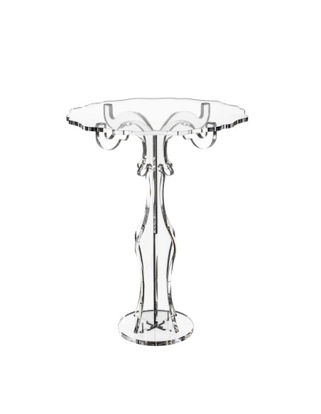 iPLEX Design - Bon Ton Alzata Alta Venice in plexiglass - Trasparente - 27x35x27 cm