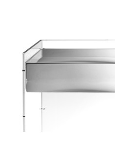 iPLEX Design - Marie Claire Consolle Silver in plexiglass - Trasparente/silver - 100x85x35 cm 2